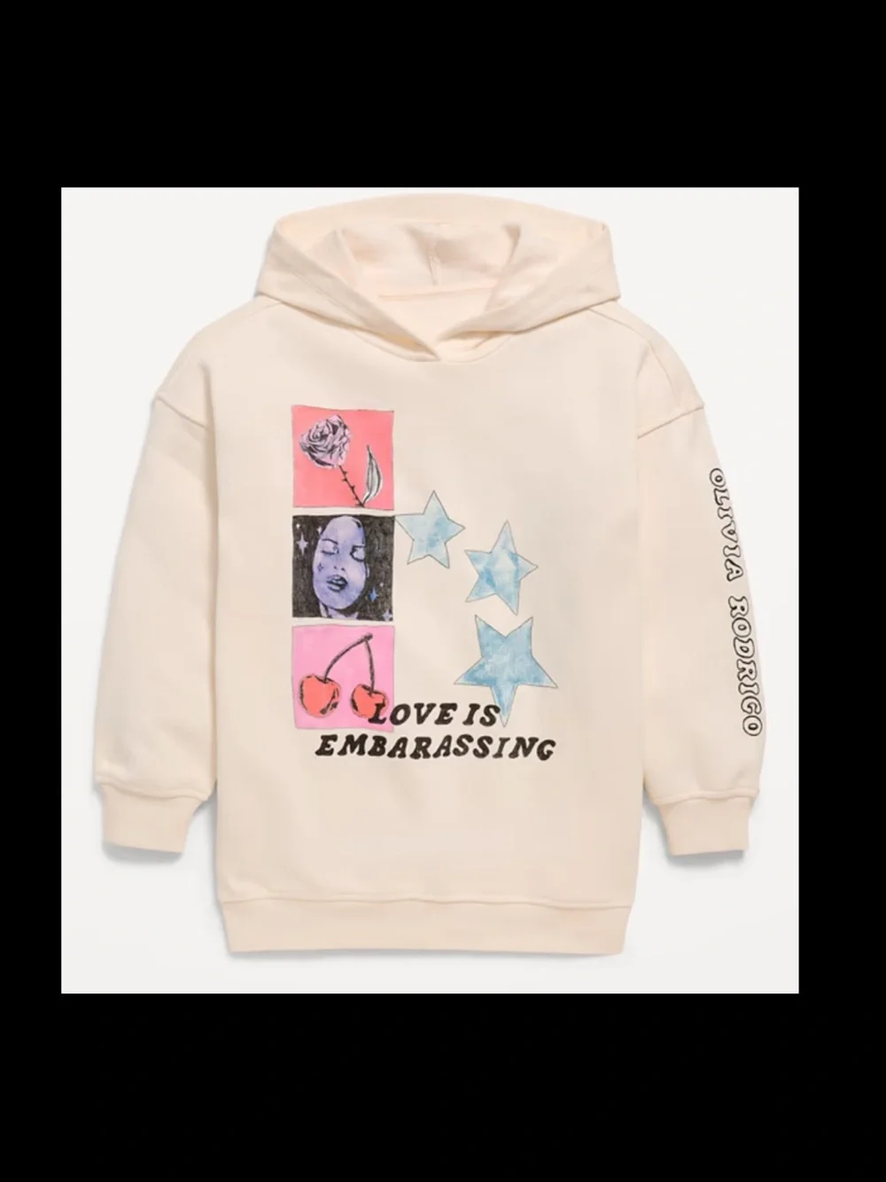 NWT New Girls Olivia Rodrigo Love Is Embarrassing Hoodie